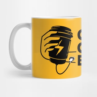 Coffee Charging Battery-T Shirt Mug